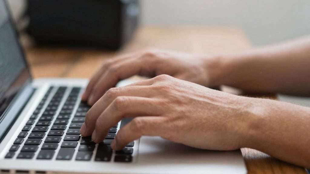 Por que punho e dedos sofrem no computador?