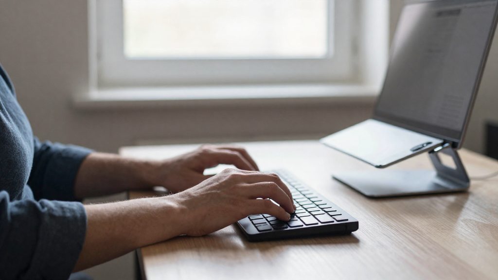Teclado y ratón externos: el complemento necesario al elevar el portátil