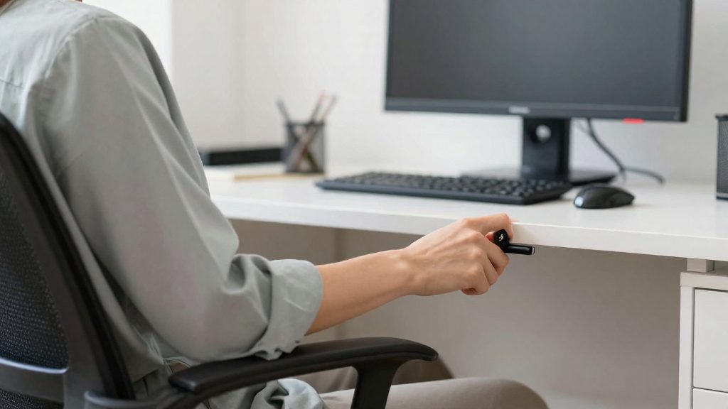 Come regolare la postazione al videoterminale