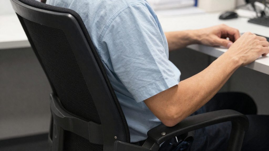 Lumbar support criteria: built-in support, firmness and seat fit