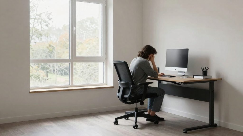 Pourquoi la position assise prolongée fatigue-t-elle les cervicales ?