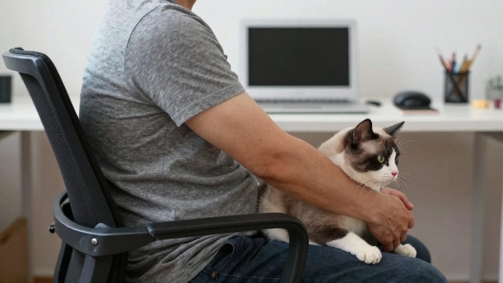 Seated cat-cow and twists for the spine