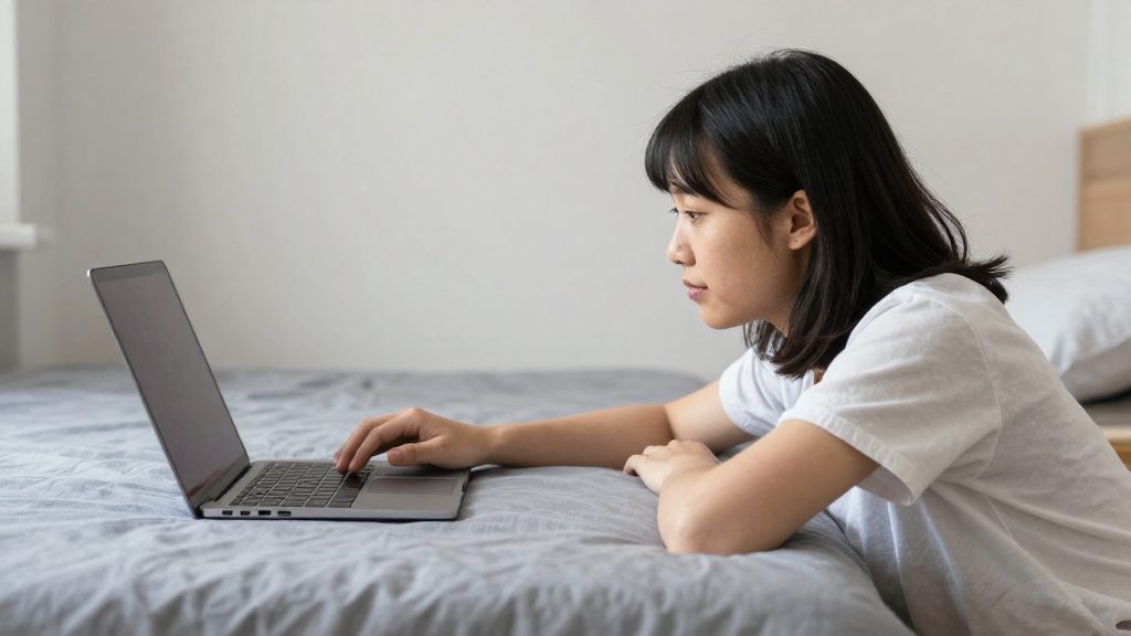 Si può lavorare in camera da letto?