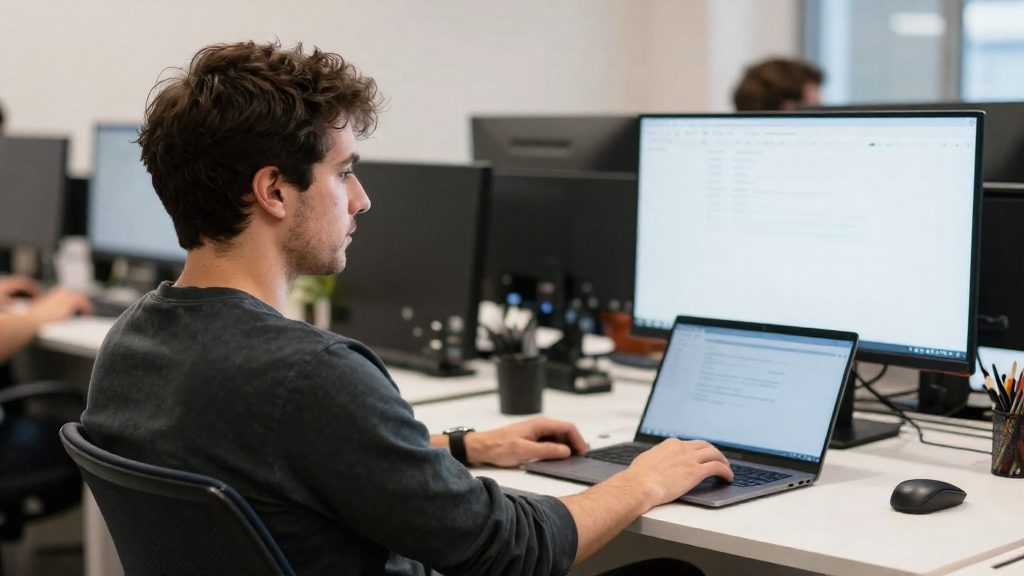 Perché due monitor possono causare il torcicollo