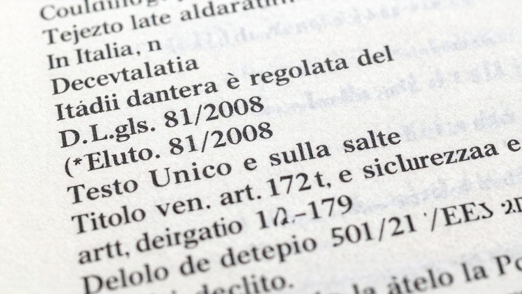 Che cosa dice la legge sui videoterminali