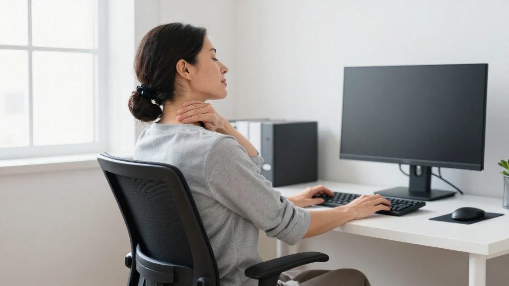 Come prevenire il dolore cervicale lavorando al computer