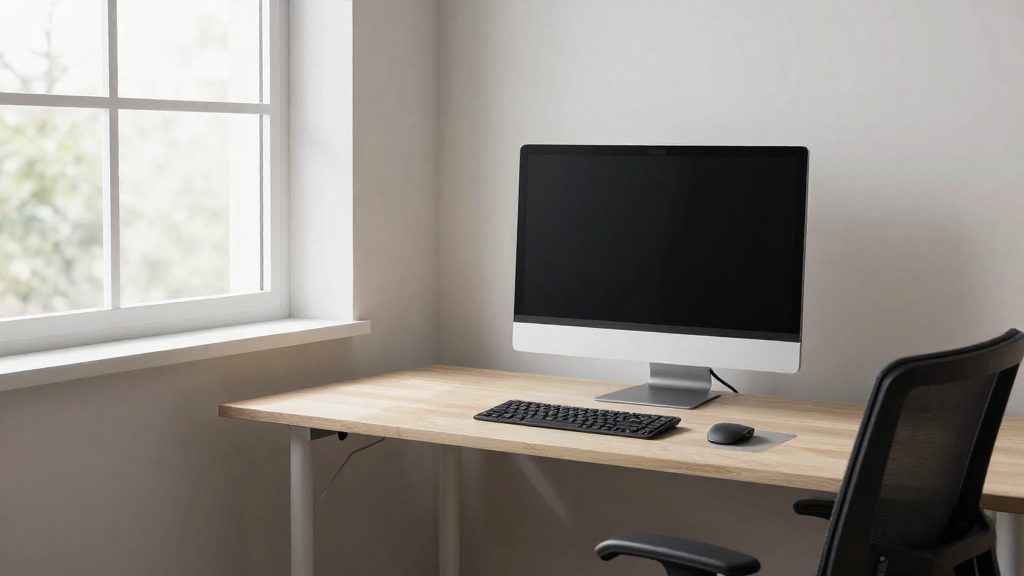 Comment bien positionner son écran et son clavier sans matériel pro ?