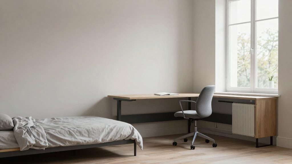 Quels aménagements adopter pour séparer le coin bureau du lit ?