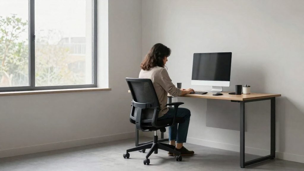 Conséquences de la posture affaissée et du dos voûté au bureau