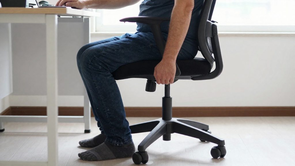 Por que a altura da cadeira importa no trabalho?