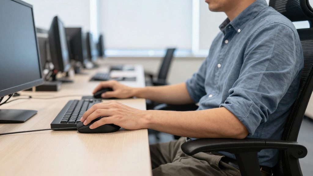 Tendinite al polso da mouse: cosa fare e come prevenirla