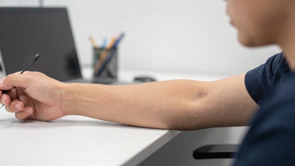 Warum verspannt der Nacken im Büro?