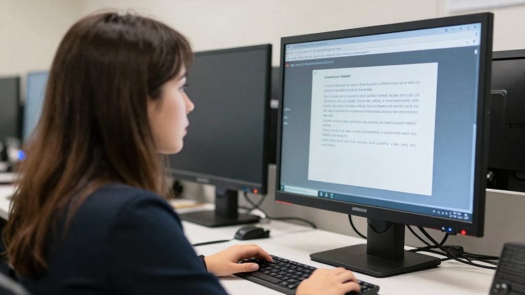 Qué exige la normativa española al puesto con pantalla