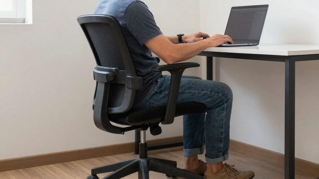 Dicas simples de ergonomia para quem trabalha sentado