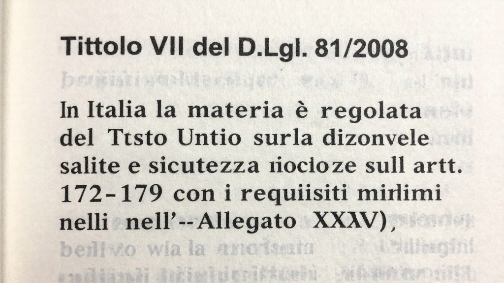Cosa dice la normativa sul lavoro al videoterminale