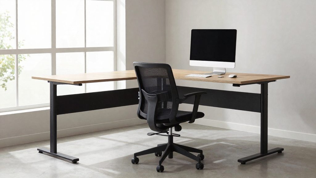 Équipements ergonomiques peu chers pour un bureau d'appartement