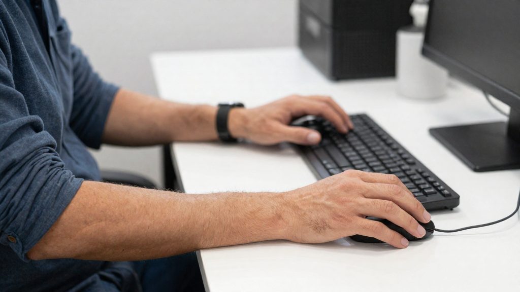 Why keyboard and mouse setup matters for wrist pain