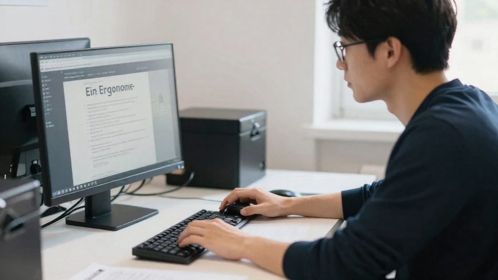 Warum lohnt sich ein Ergonomie-Check am Schreibtisch?