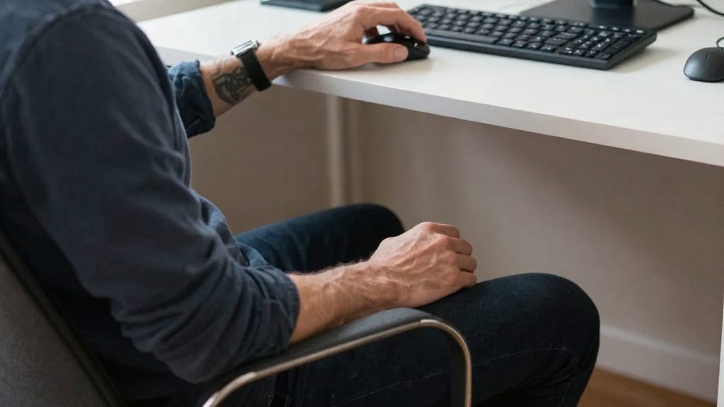 Tastatur, Maus und Beinraum prüfen