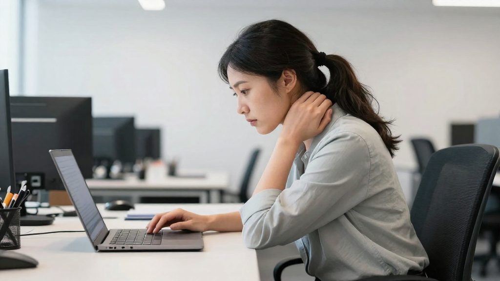 Perché il collo soffre al computer