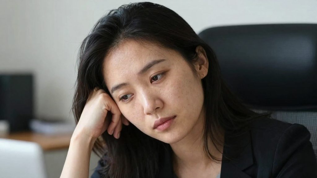 Esercizi di stretching per il collo alla scrivania