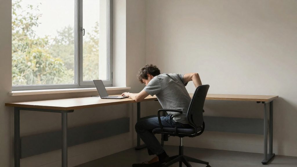 Étirements rapides au bureau : à faire toutes les heures pour éviter le mal de dos