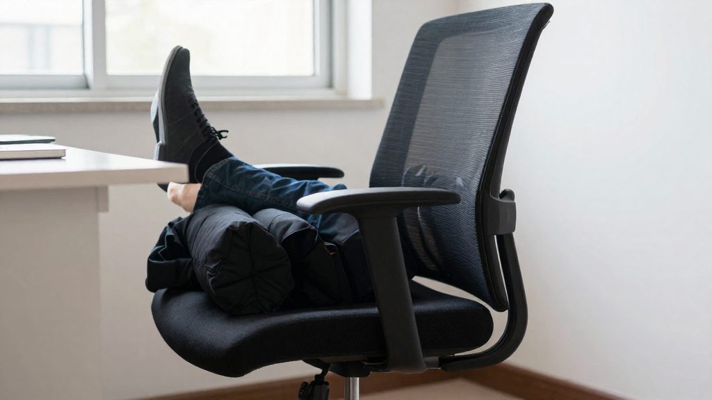 Por que a lombar sofre na mesa de trabalho?