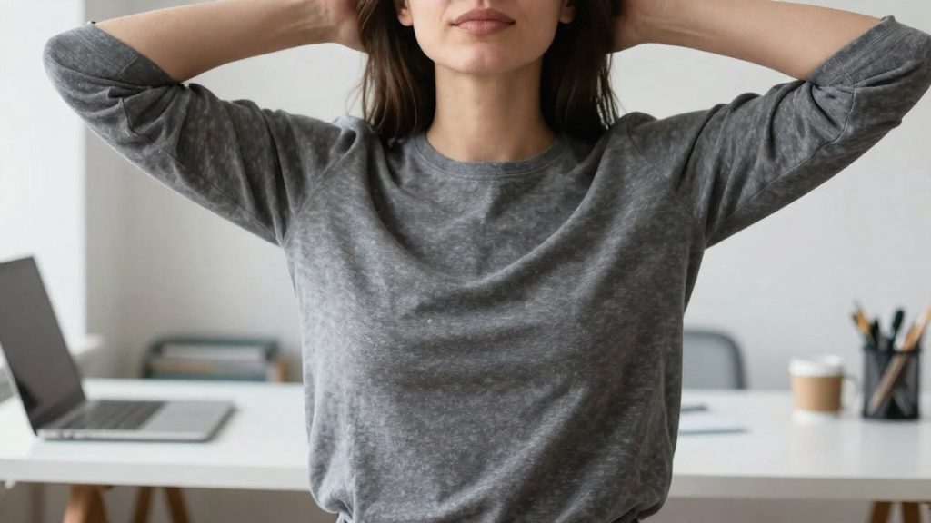 Chest opener to counter slouching