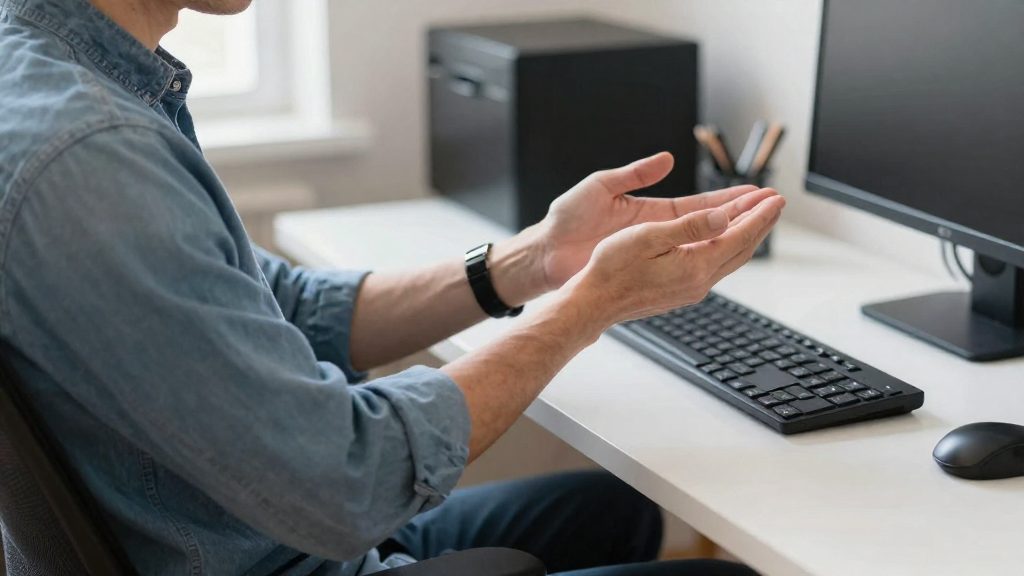 Handgelenk dehnen nach Tastaturarbeit: Übungen im Überblick