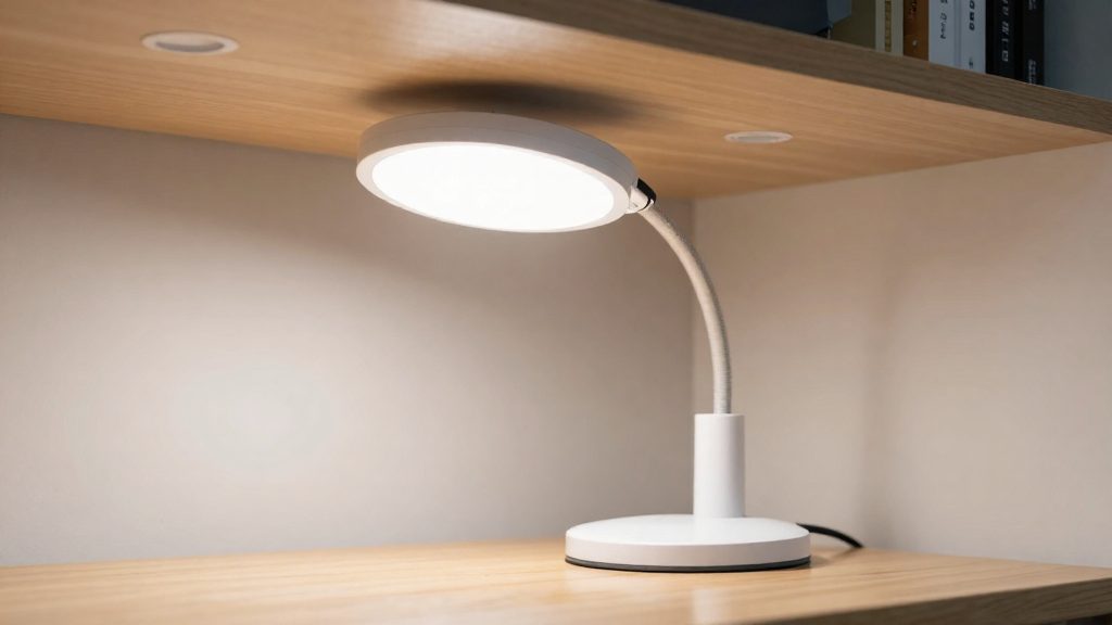 Ceiling lights and desk lamps: choosing the right lighting
