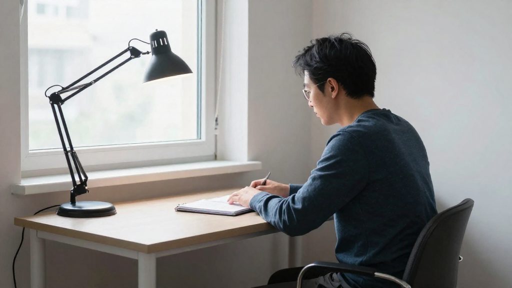 Iluminación adecuada para trabajar desde casa: lux recomendados