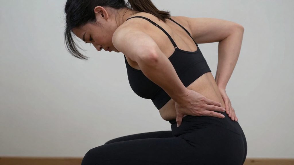 Why does sitting all day hurt your lower back?
