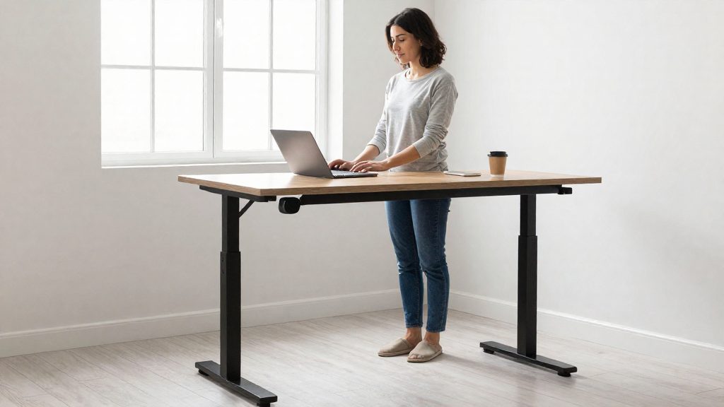 Mesa de escritório que sobe e desce vale a pena? Análise