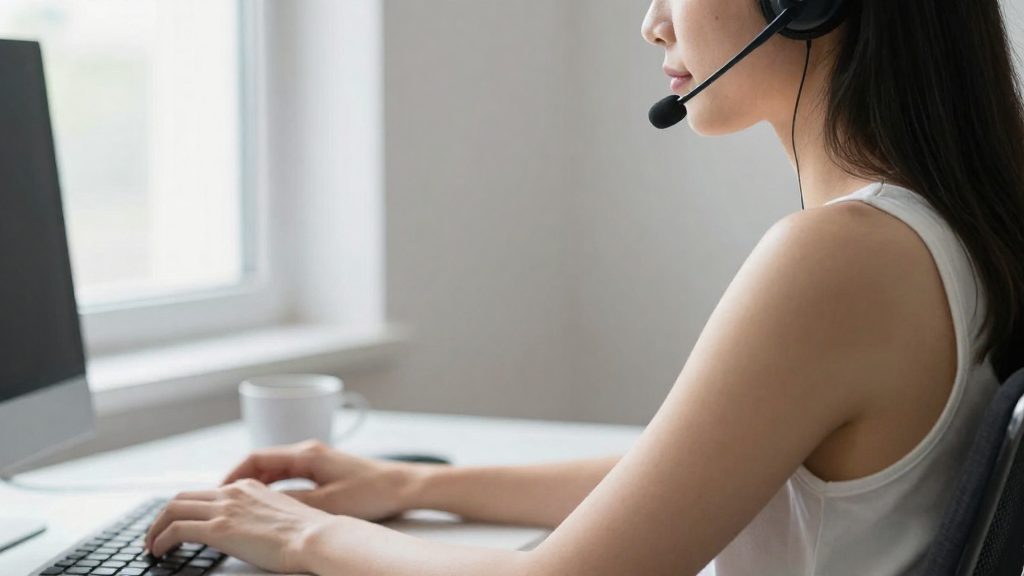 Use a headset, not your shoulder