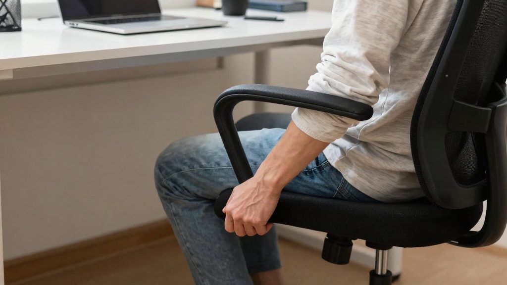 Office Chair Armrest Adjustment for Typing: Height Guide