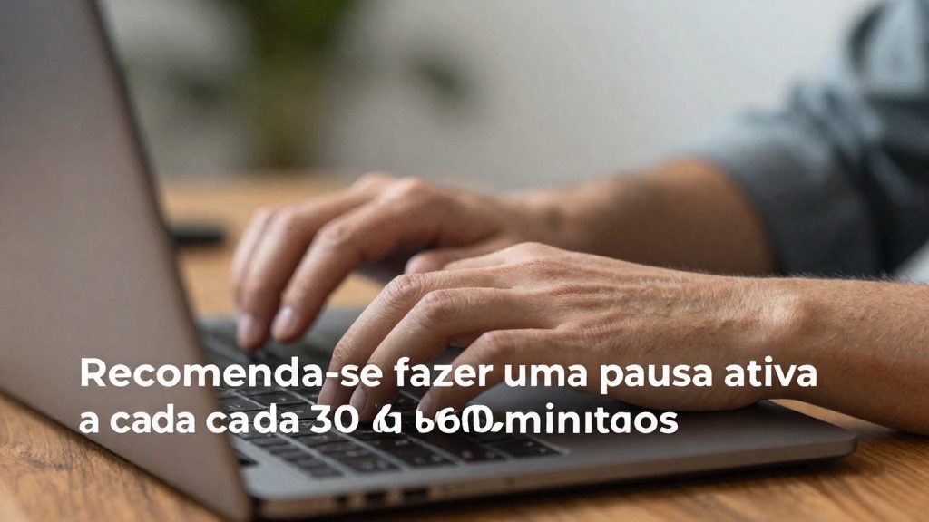 Com que frequência fazer pausas ativas?