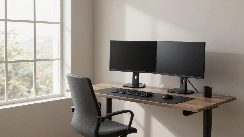 Comment positionner un double écran de façon ergonomique ?