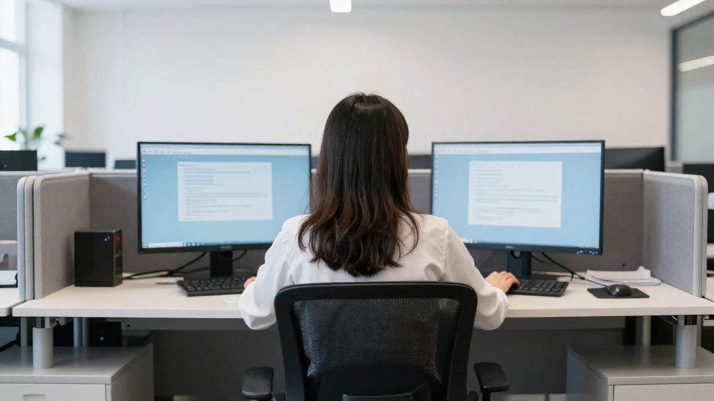 Reduce Eye Strain and Posture Problems with Two Monitors