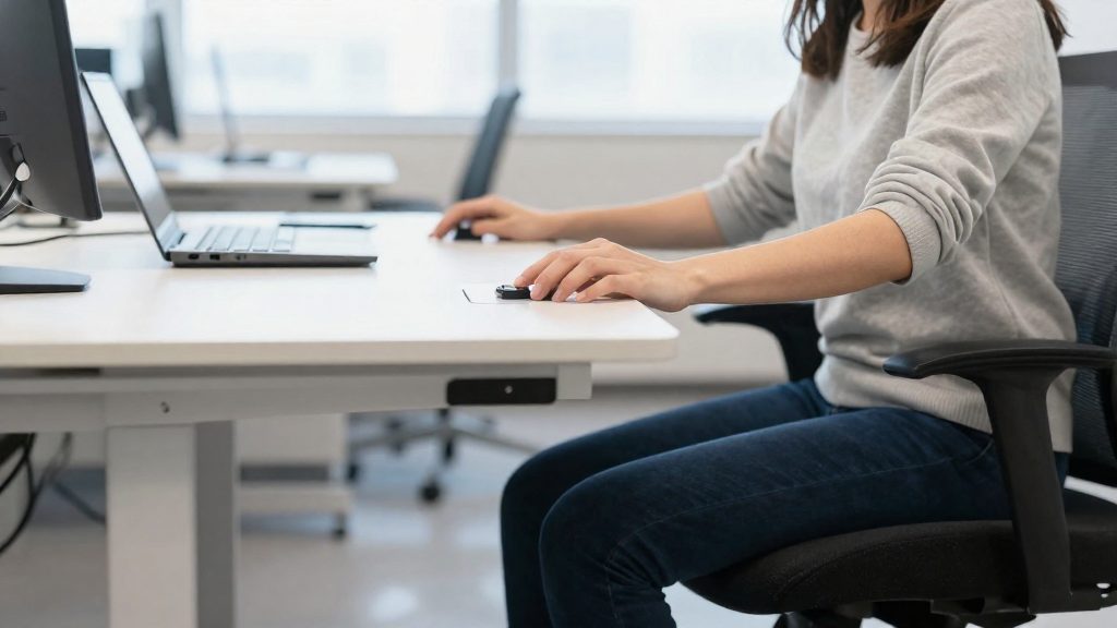 Sitz-Steh-Wechsel im Büro und im Homeoffice