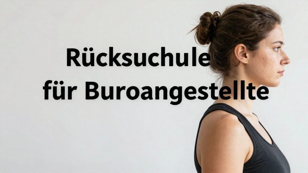 Was ist eine Rückenschule für Büroangestellte?