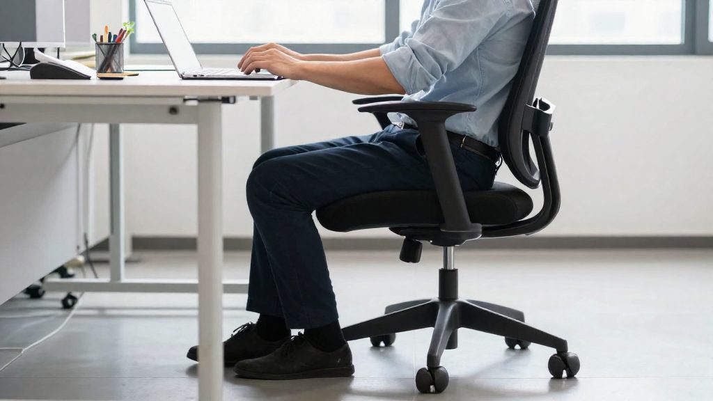 Perché otto ore al computer richiedono una sedia adatta