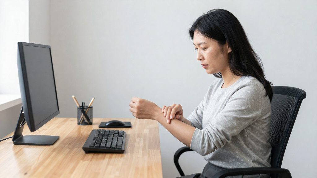 Sinais de tendinite por digitar muito tempo: como reconhecer