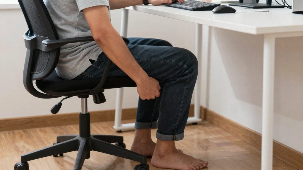 Como ajustar mesa, cadeira e mouse no home office