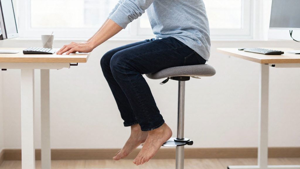 Why ease into a sit-stand desk?