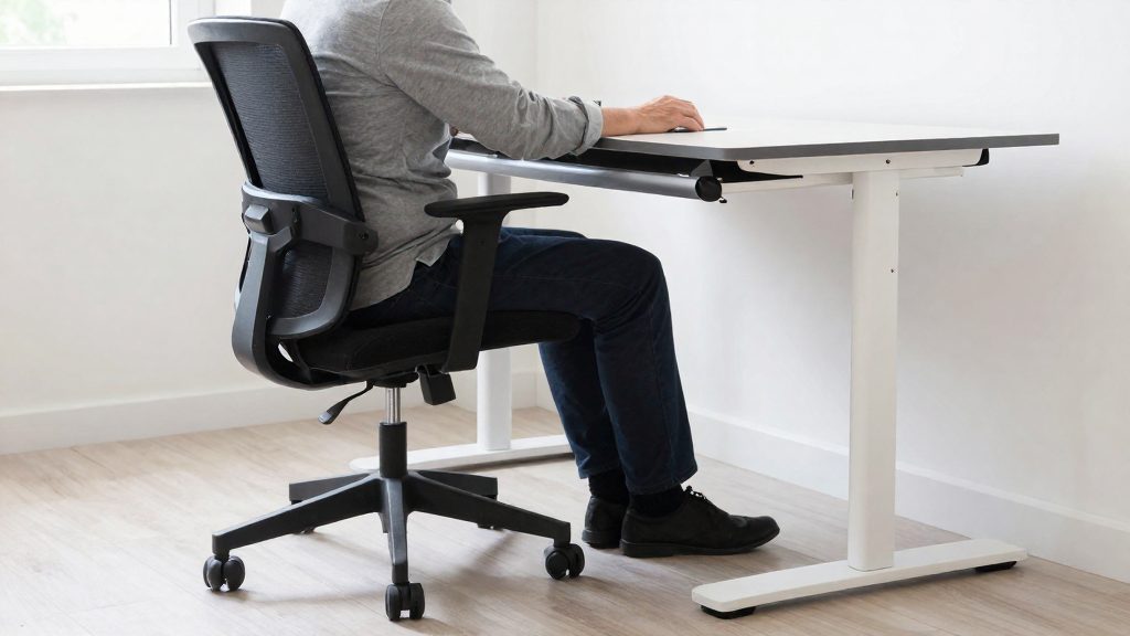 Wie sitzt man im Homeoffice richtig?