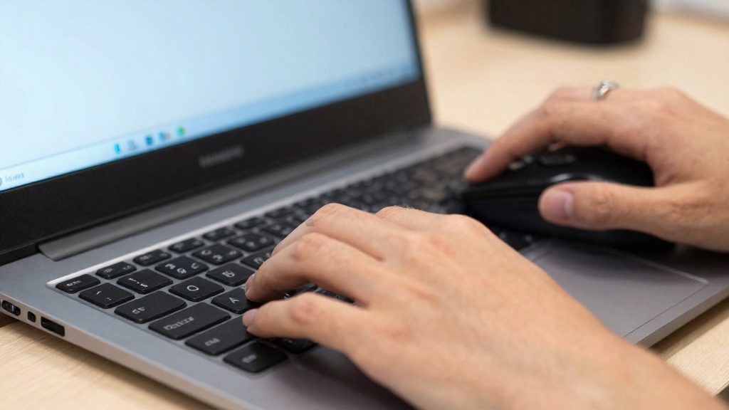 Suporte basta sem teclado e mouse externos?