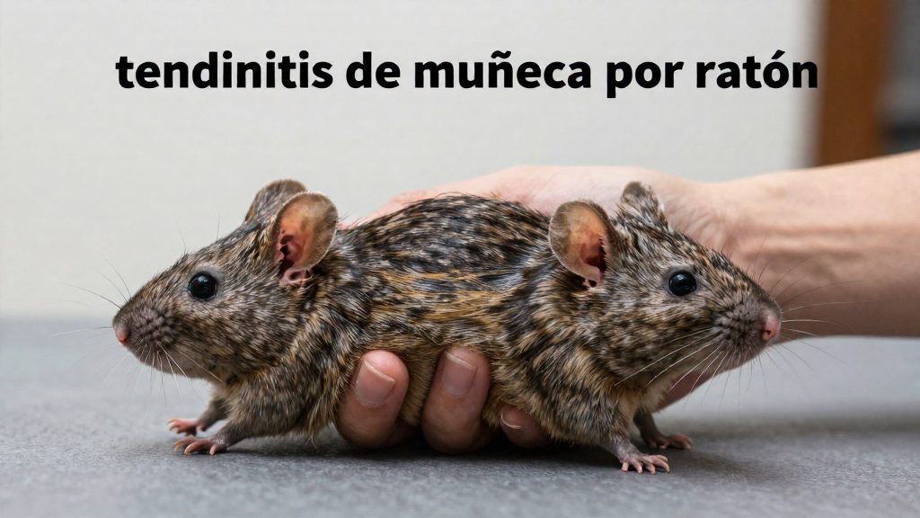 ¿Qué es la tendinitis de muñeca por usar el ratón?