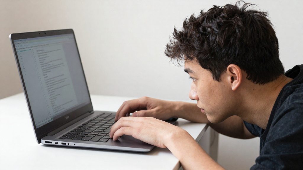 Warum ist der Laptop ergonomisch problematisch?