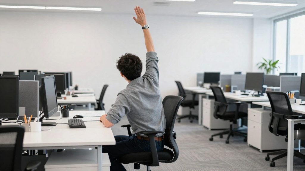 Yoga da scrivania contro lo stress: cosa dice la ricerca